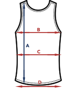 Størrelsesguide tanktop