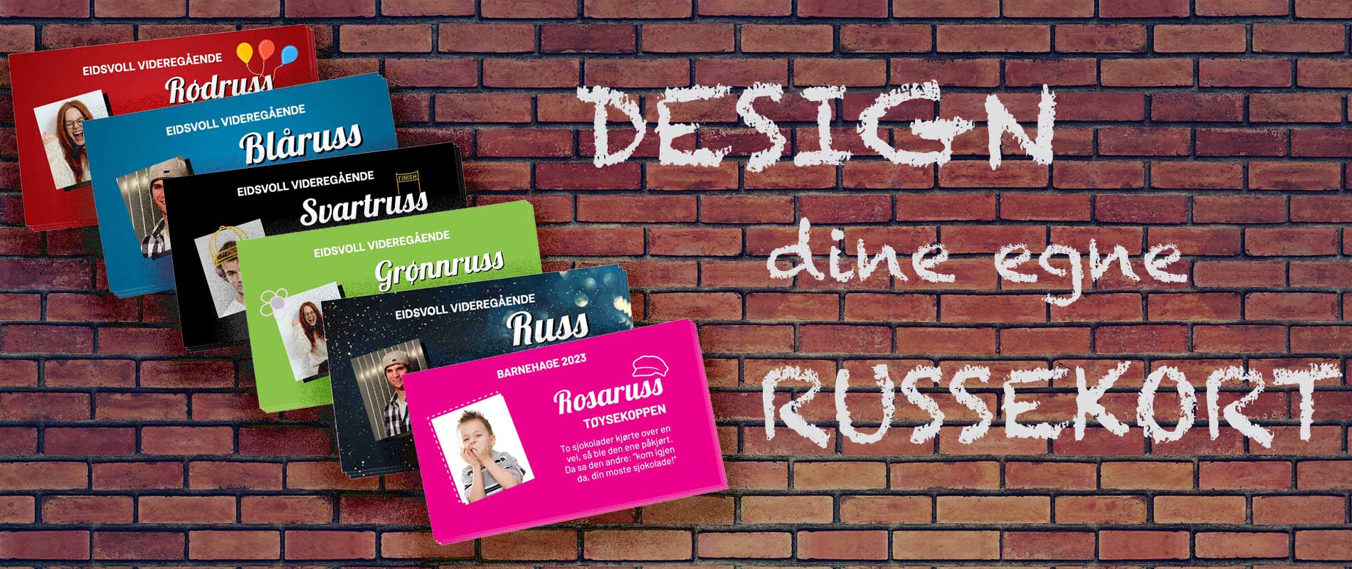 Design dine egne russekort